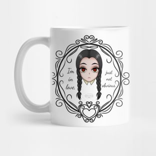 introvert girl in love on wednesday morning CIRCLE Mug